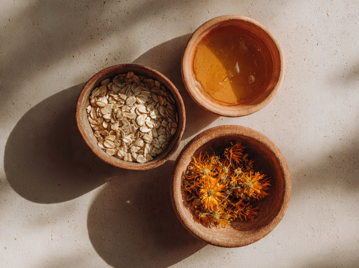 Avena, caléndula y miel: la trilogía calmante para piel sensible