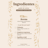 Jabón de Avena