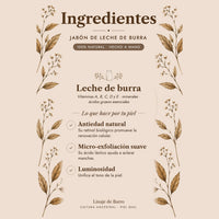Jabón de Leche de Burra