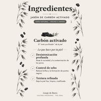Jabón de Carbón Activado