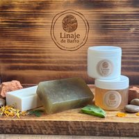Kit anti-manchas Piel al Desnudo de Linaje de Barro, productos naturales para unificar el tono de la piel