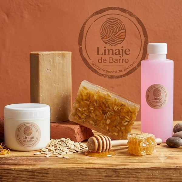 Kit para piel mixta Dos Pieles Un Ritual de Linaje de Barro, cuidado facial natural