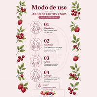 Jabón de Frutos Rojos
