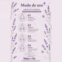 Jabón de Lavanda Aromaterapia