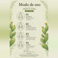 Jabón Orgánico de Nopal