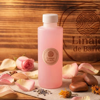 Tónico de rosas de Linaje de Barro, tónico facial natural hidratante