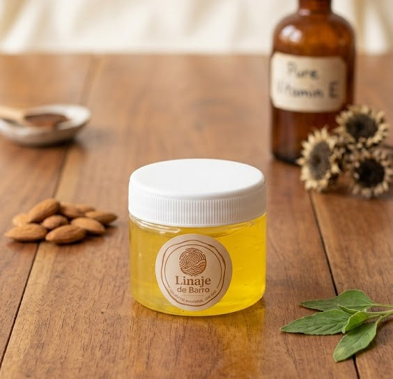 Vitamina E de Linaje de Barro, sérum facial natural antioxidante en frasco